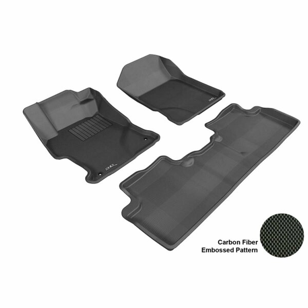 Lastplay HONDA CIVIC 2012-2013 SDN KAGU BLACK R1 R2 Floor Mat LA139306